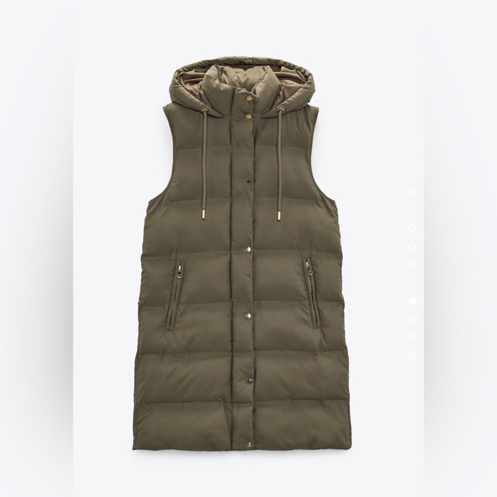 Small ZARA Hooded Padded Vest (with original box and wrapping)